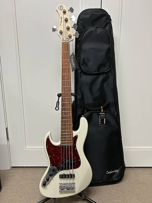 Sadowsky MetroExpress Hybrid P/J Bass 5-String Left Handed - Olympic White