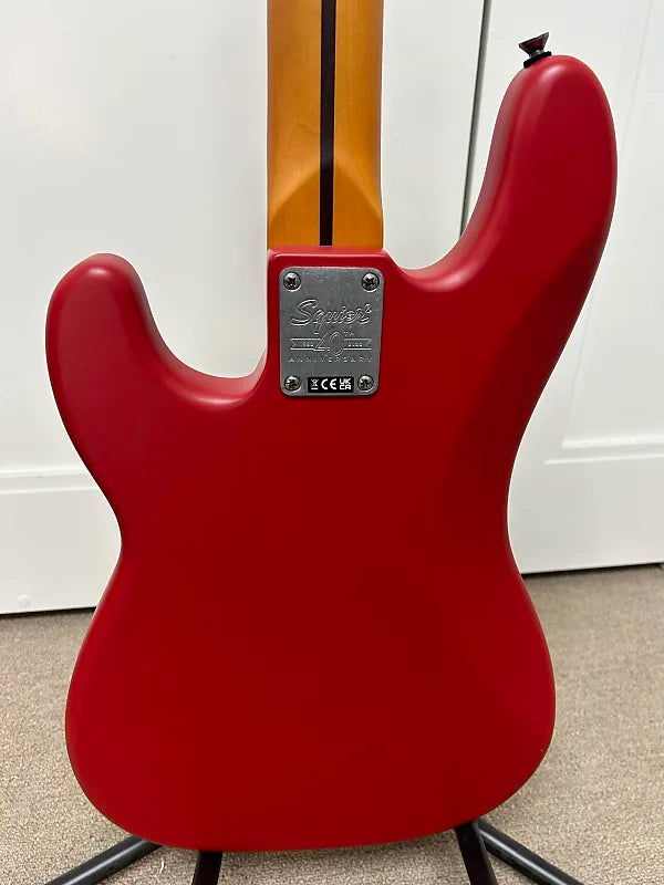 Squier 40th Anniversary Vintage Edition Precision Bass - Satin Dakota Red