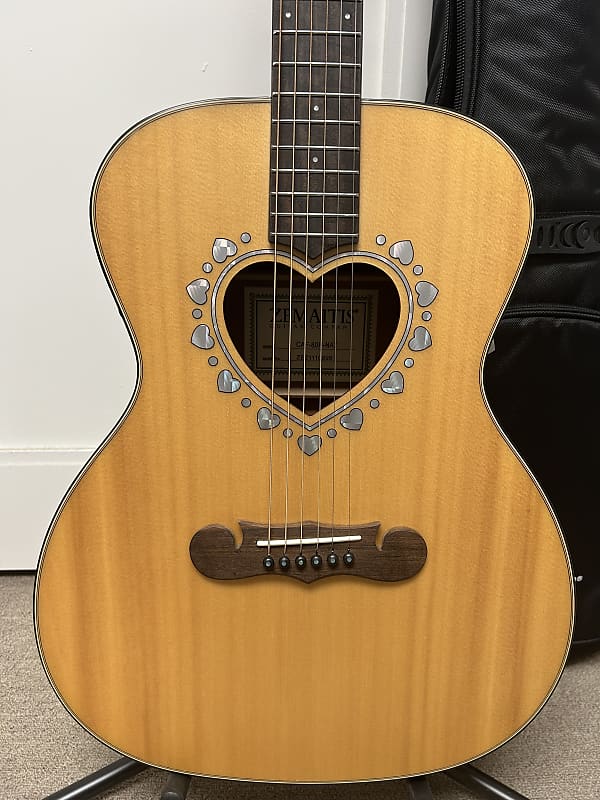 Zemaitis CAF-80H-NAT Acoustic Guitar w/Electronics - Natural