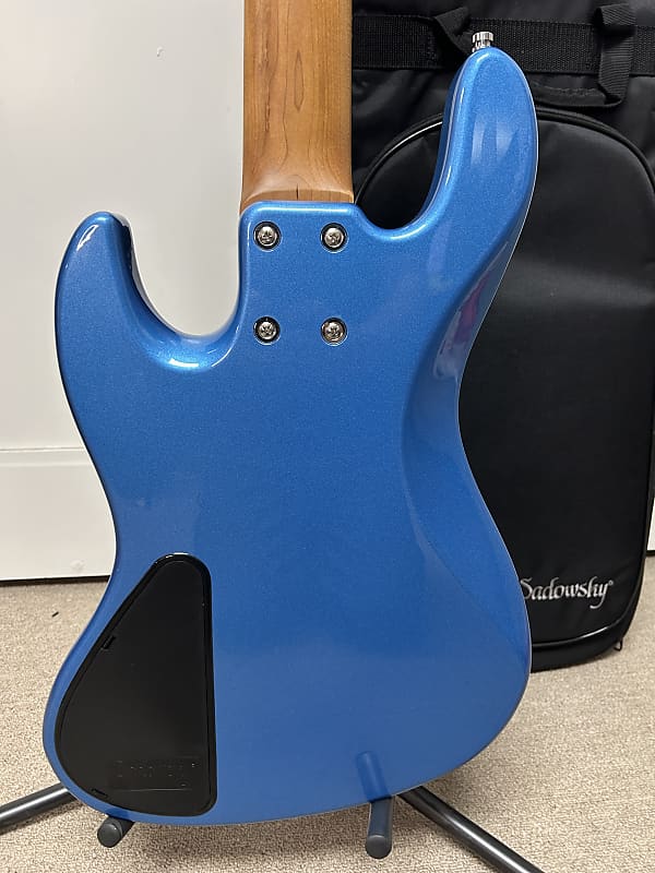 Sadowsky MetroExpress 21 Fret Vintage M/J Bass 5 String Maple Fretboard - Ocean Blue Metallic