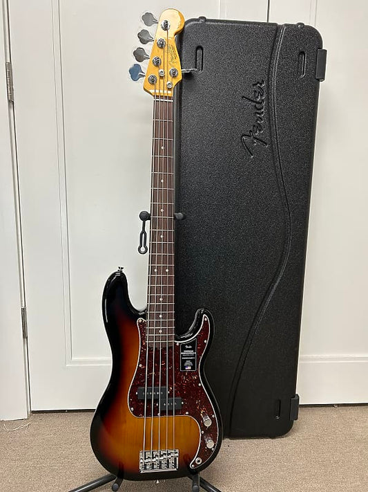 Fender American Professional II Precision Bass V with Rosewood Fretboard - 3-Color Sunburst