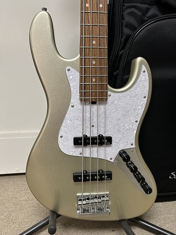 Sadowsky MetroExpress Vintage J/J 4 String Bass w/Morado Fingerboard - Champagne Metallic