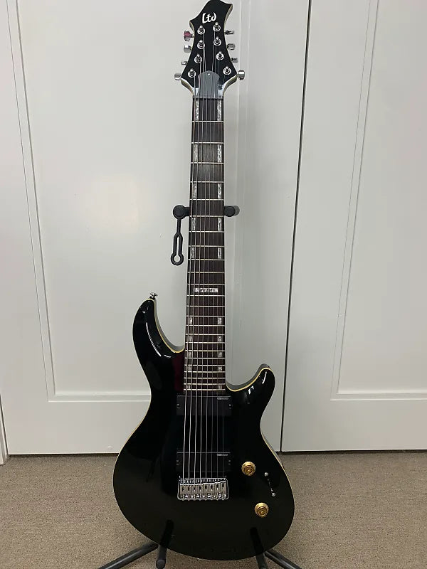 ESP LTD JR-208 Javier Reyes Signature 8 String Electric Guitar - Black