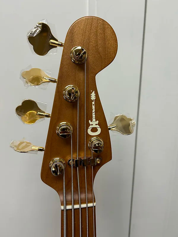 Charvel Pro-Mod San Dimas Bass JJ V 5 String Bass Guitar- Candy Apple Red Metallic