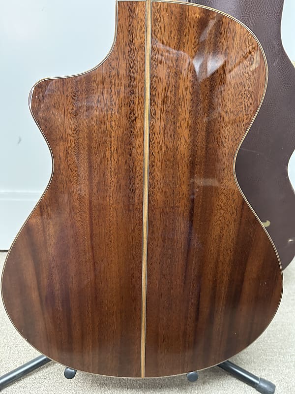 Cort Masterpiece Series Modern Black Venetian Cutaway Acoustic Guitar w/Electronics