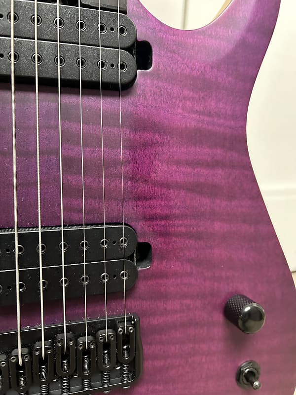 Schecter John Browne Signature Tao-7 Seven String Electric Guitar- Satin Trans Purple