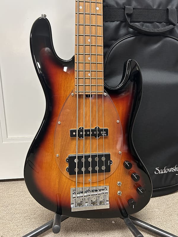 Sadowsky MetroExpress 21 Fret Vintage M/J Bass 5 String Maple Fretboard - Tobacco Sunburst