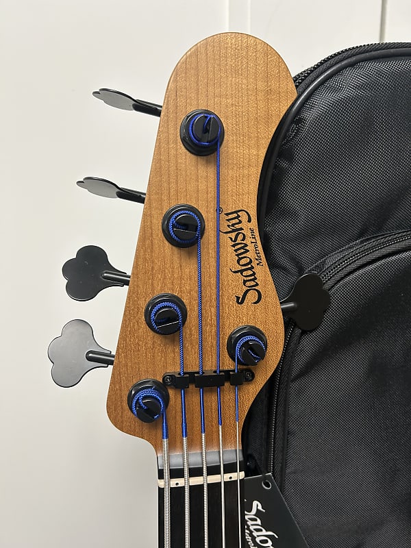 Sadowsky Metroline 24 Fret Modern 2025 Limited Edition 5 String FRETLESS Bass Guitar - Natural Transparent Satin