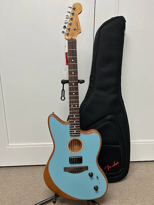 Fender Acoustasonic Player Jazzmaster Acoustic Electric Guitar - Ice Blue
