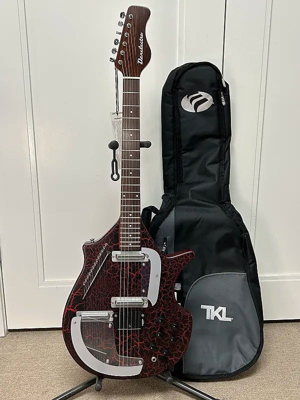 danelectro sitar swami pedal Danelectro Coral Sitar Reissue - Red Crackle