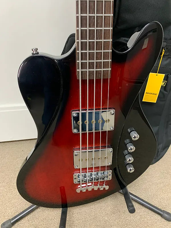 Warwick Rockbass Idolmaker 5 String Bass Guitar - Burgundy Burst