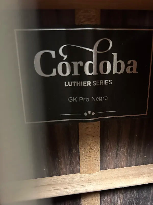 Cordoba Luthier Series GK Pro Negra Nylon String Acoustic Classical Guitar w/Electronics - Natural