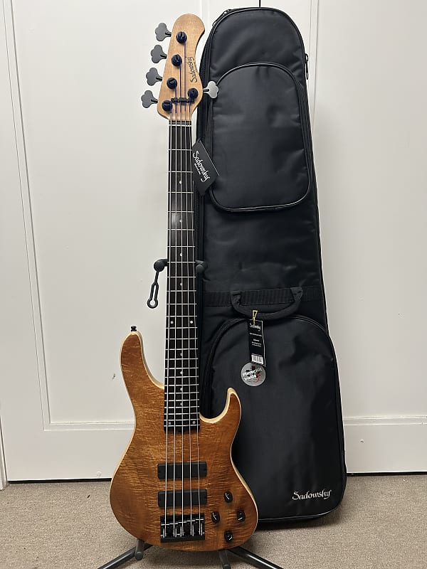 Sadowsky Metroline 24 Fret Modern 2025 Limited Edition 5 String Bass Guitar - Natural Transparent Satin
