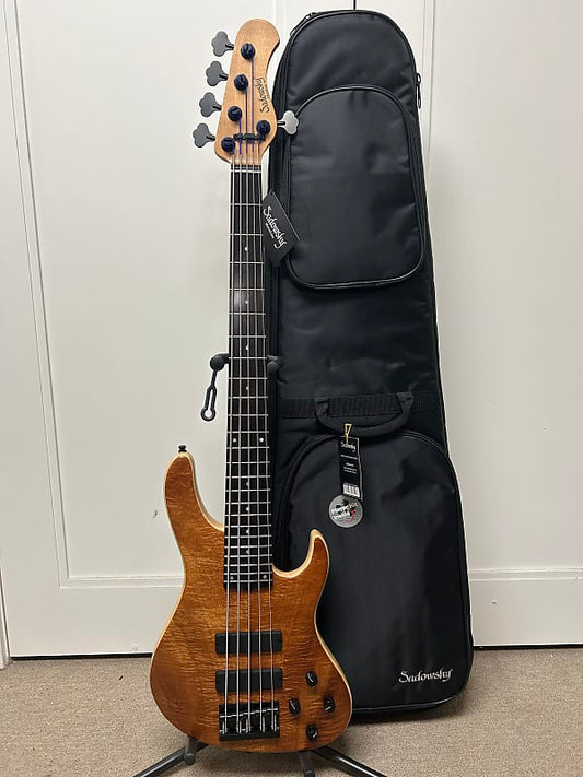 Sadowsky Metroline 24 Fret Modern 2025 Limited Edition 5 String Bass Guitar - Natural Transparent Satin