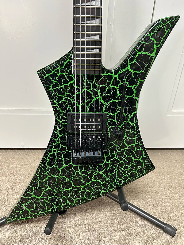 Jackson Pro Series Brandon Ellis Signature Electric Guitar - Kelly Green Crackle