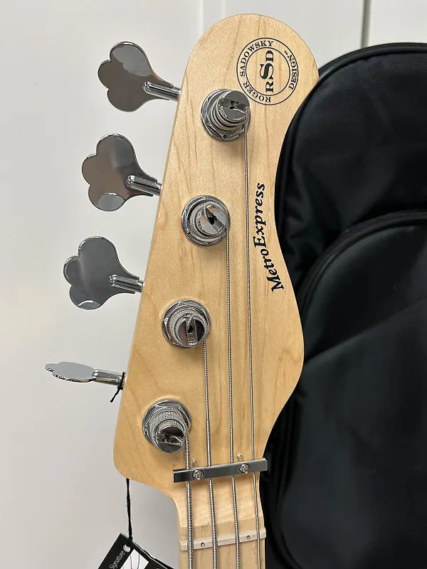 Sadowsky MetroExpress Vintage 4 String J/J Bass w/Maple Fretboard - Black Sparkle