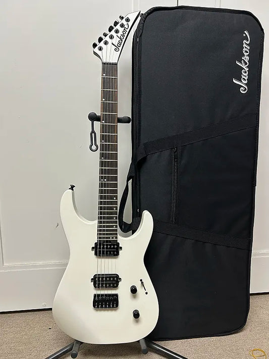 Jackson American Series Virtuoso HT with Streaked Ebony Fretboard - Snow White