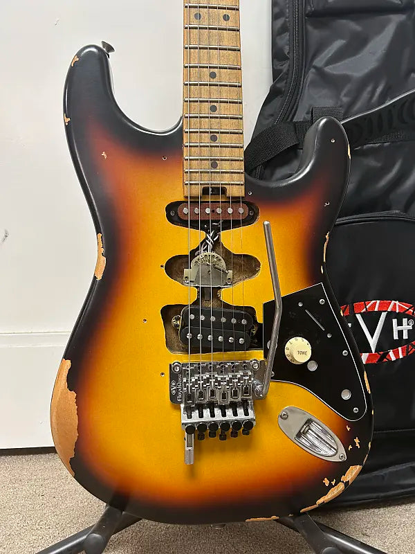 EVH Frankenstein "Frankie" Relic Electric Guitar - Vintage Sunburst