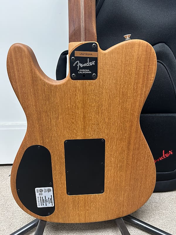 Fender American Acoustasonic Telecaster Acoustic Electric Guitar - Steel Blue