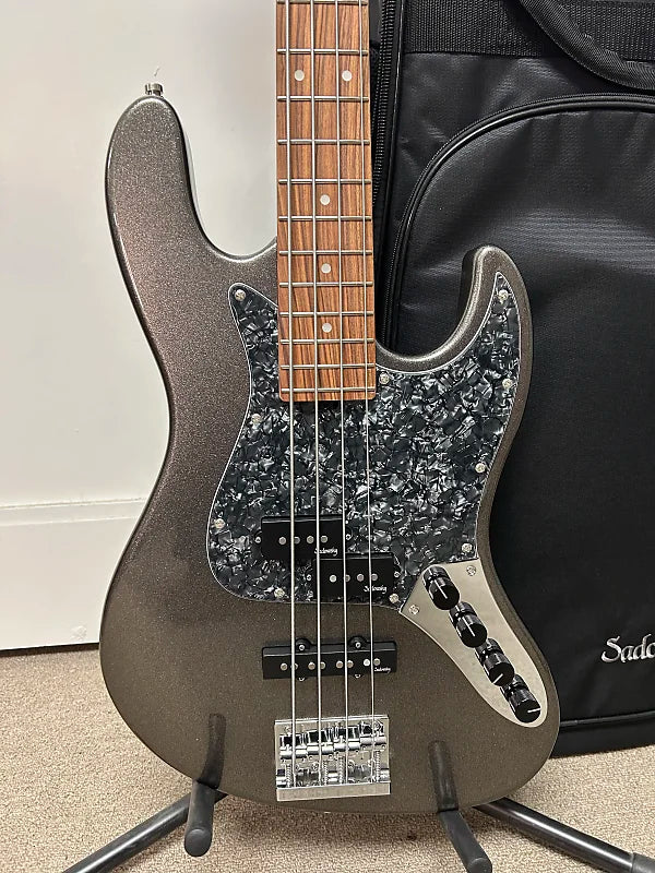 Sadowsky MetroExpress Hybrid P/J 4 String Bass w/Morado Fingerboard 2024 - Silver Metallic