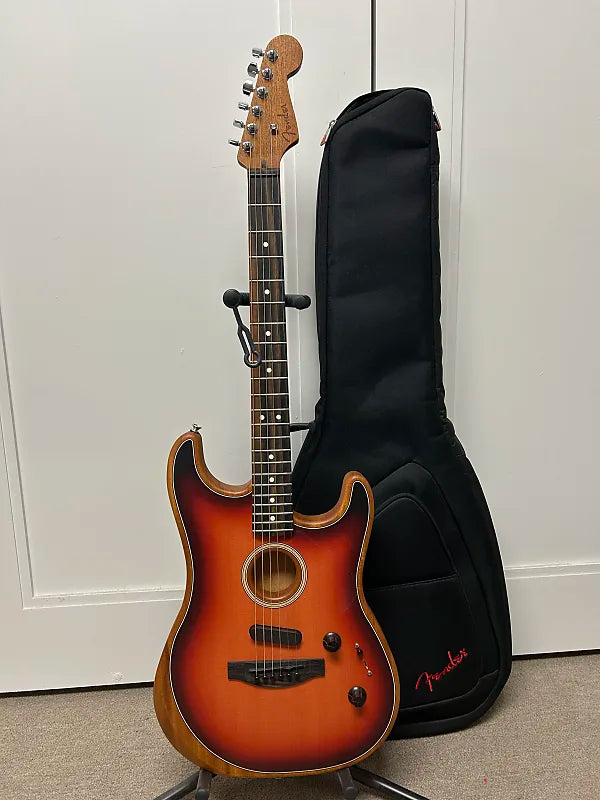 Fender American Acoustasonic Stratocaster Acoustic Electric Guitar - 3 Color Sunburst