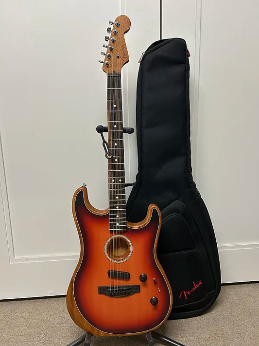 Fender American Acoustasonic Stratocaster Acoustic Electric Guitar - 3 Color Sunburst