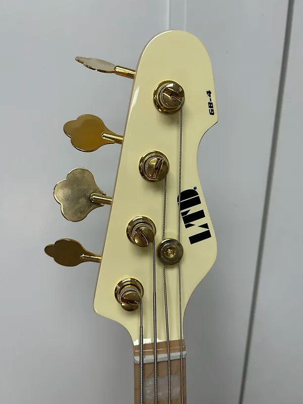 ESP LTD GB-4 Bass Guitar - Vintage White