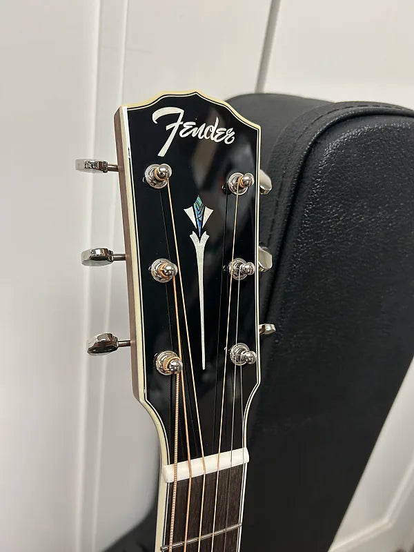 Fender Paramount PD-220E Acoustic Guitar w/Electronics - 3-Tone Vintage Sunburst