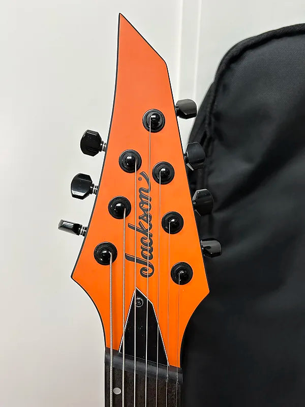 Jackson Pro Plus Series DK Modern HT7 MS 7 String Electric Guitar - Satin Orange Crush