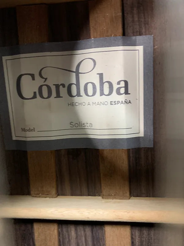 Cordoba Solista CD/IN Nylon String Classical Guitar w/Humi Case - Natural