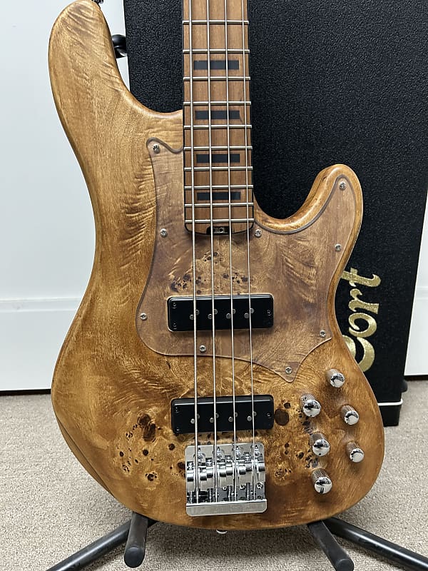Cort GB-Modern 4 Bass Guitar - Open Pore Vintage Natural