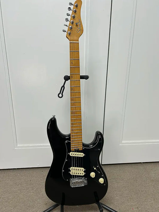 Schecter MV-6 Electric Guitar - Gloss Black