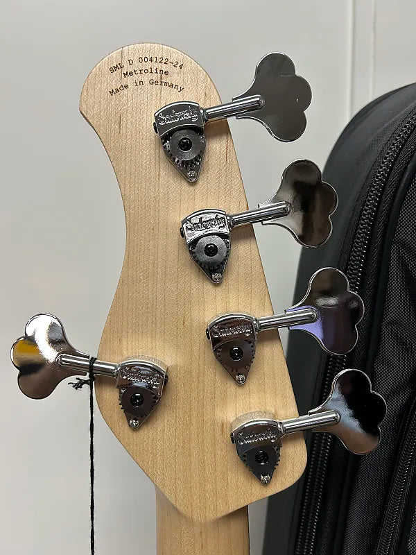 Sadowsky MetroLine 21-Fret Vintage Fretless J/J 5-String Bass Swamp Ash Body - Almond Sunburst Transparent Satin