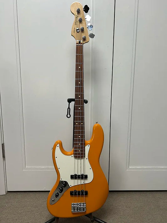 Fender Player Jazz Bass Left-Handed with Pau Ferro Fretboard - Capri Orange