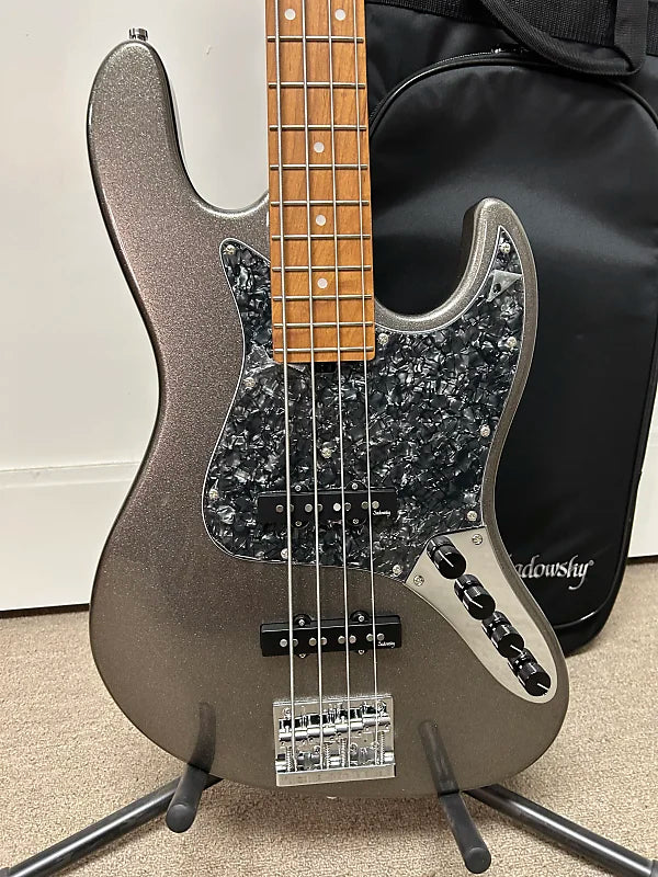 Sadowsky MetroExpress Vintage J/J 4 String Bass w/Maple Fingerboard - Silver Metallic