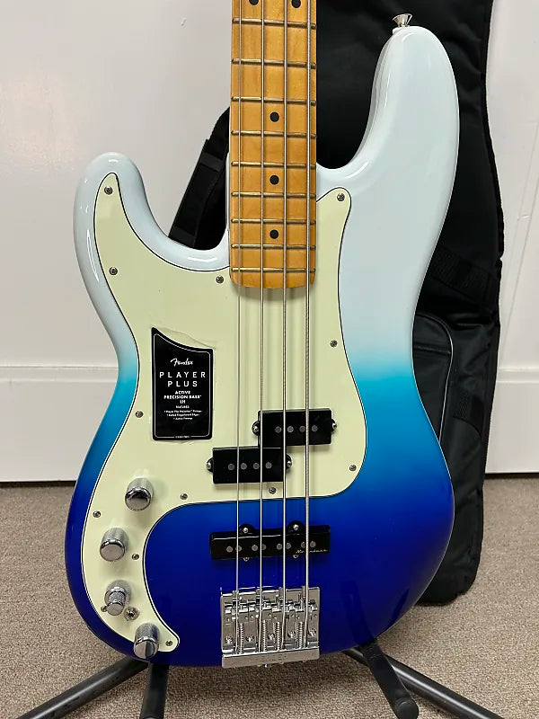 Fender Player Plus Active Precision Bass Left Handed - Belair Blue