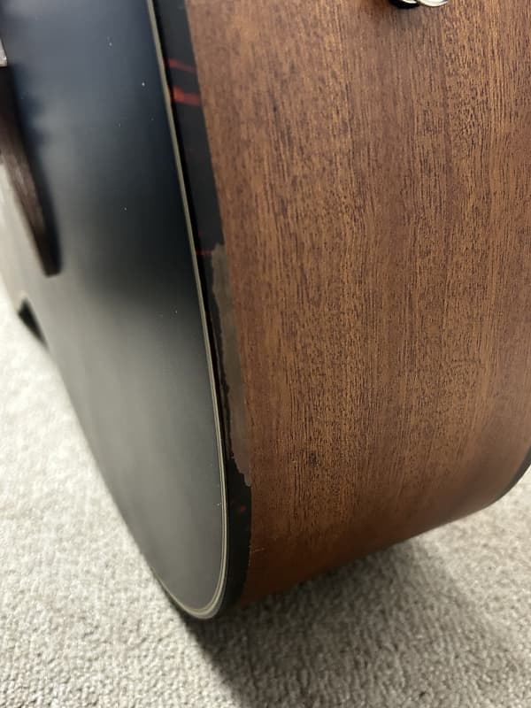 Zemaitis CAF-80H-DBK Acoustic Guitar w/Electronics - Black