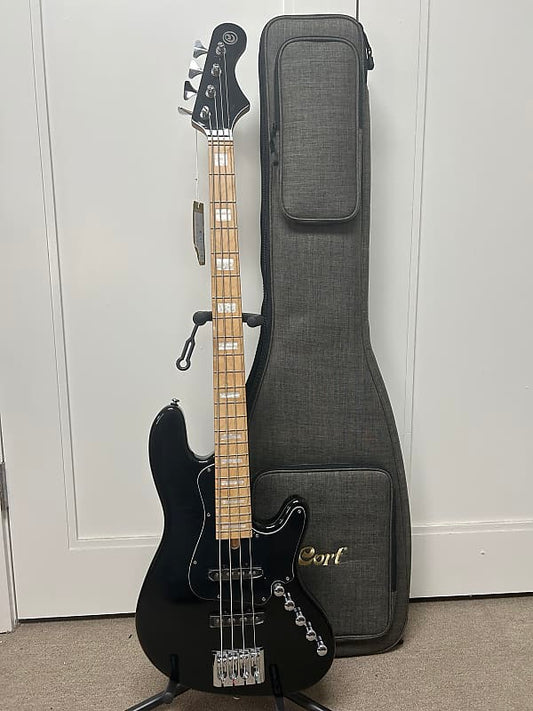 Cort Elrick NJS 4 Four String Electric Bass Guitar - Black