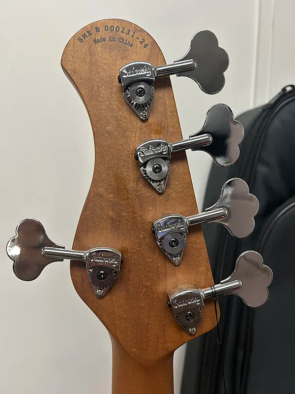 Sadowsky MetroExpress Hybrid P/J Bass 5-String FRETLESS with Pau Ferro Fretboard - Solid Black