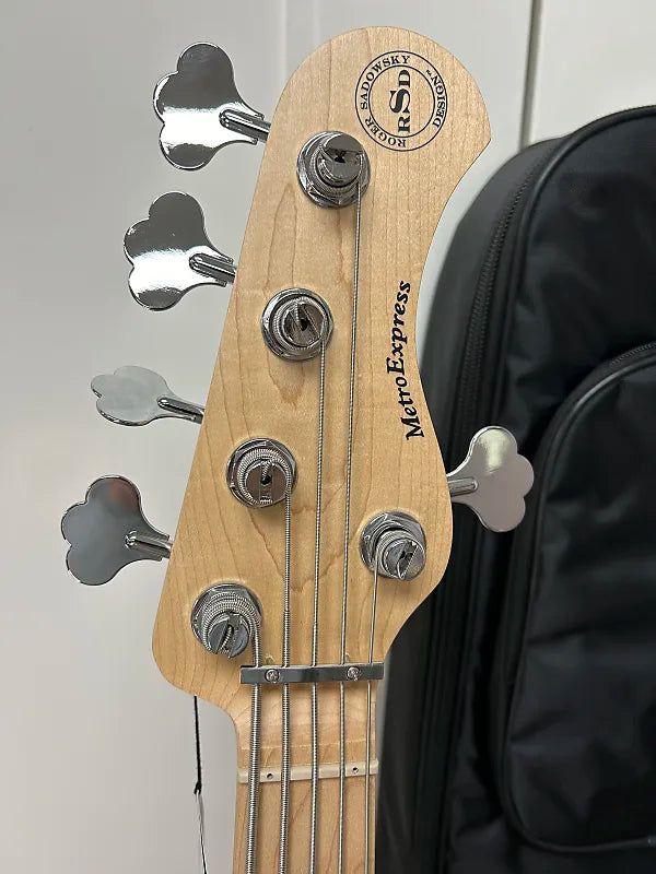Sadowsky MetroExpress 21 Fret Hybrid P/J Bass 5-String Bass w/Maple Fretboard - Black Sparkle