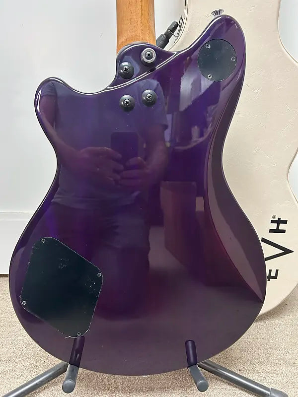 EVH SA-126 Special QM Semi Hollowbody Electric Guitar  - Trans Purple