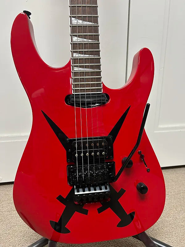 Jackson X Series SL1A DX Soloist Electric Guitar - Red Cross Daggers