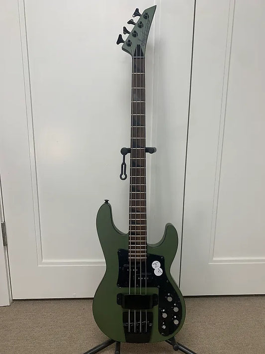 Jackson X Series Concert Bass CBXNT DX IV - Matte Army Drab Green