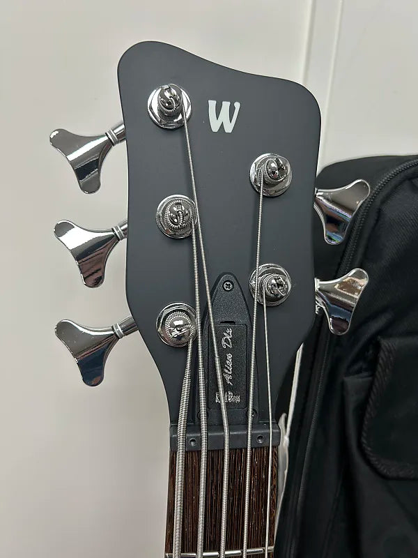Warwick Rockbass Alien Deluxe Hybrid Thinline 5 String Acoustic Electric Bass - Natural