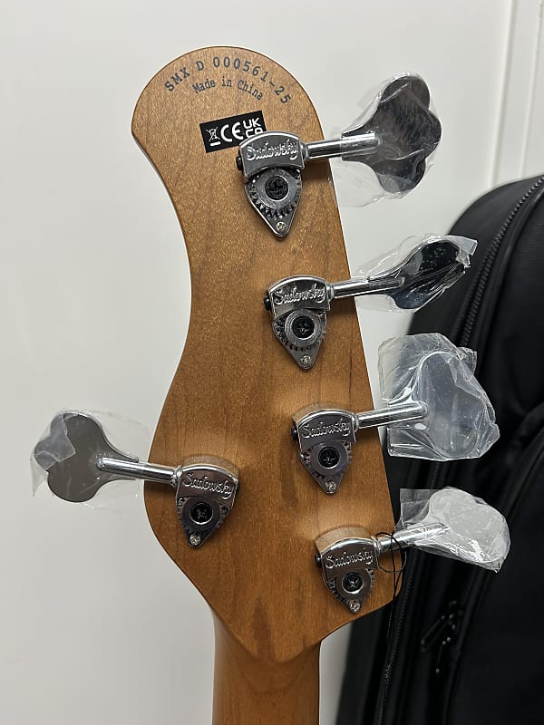 Sadowsky MetroExpress 21 Fret Vintage M/J Bass 5 String Maple Fretboard - Silver Metallic