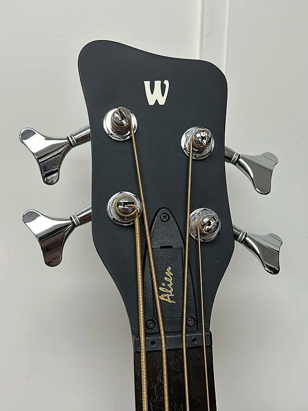 Warwick Alien 4 String Fretless Acoustic Electric Bass Guitar - Natural