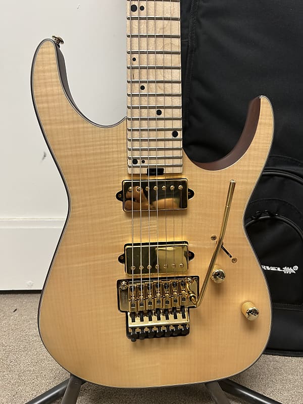 Charvel Angel Vivaldi Signature Pro-Mod DK24-7 Dinky 7 Seven String Electric Guitar - Betty Natural