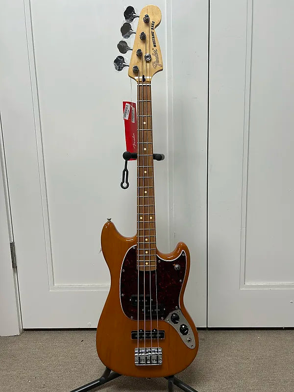 Fender Player Mustang Bass PJ with Pau Ferro Fretboard - Aged Natural