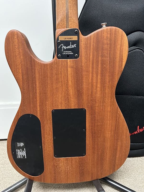 Fender American Acoustasonic Telecaster Acoustic Electric Guitar - Sonic Gray