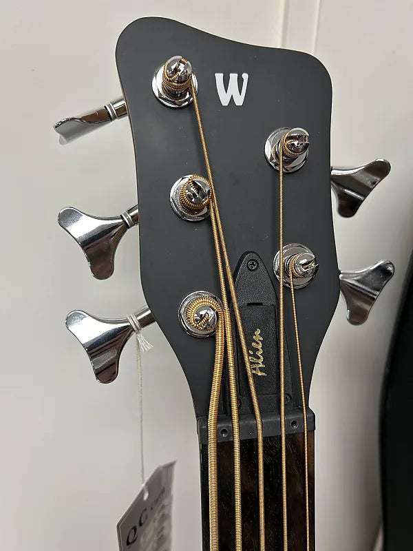 Warwick Alien 5 String Fretless Acoustic Electric Bass - Natural